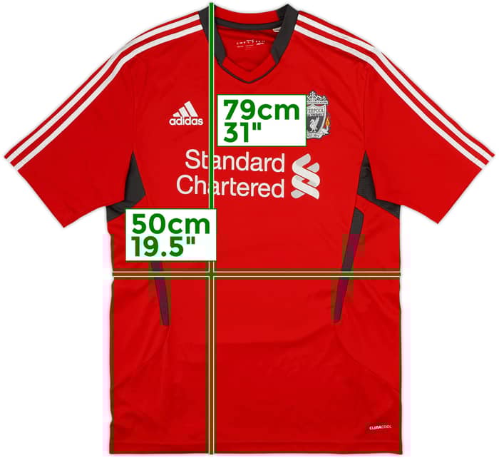 2011-12 Liverpool adidas Training Shirt - 6/10 - (L)