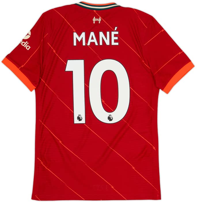 2021-22 Liverpool Authentic Home Shirt Mane #10 - 7/10 - (S)