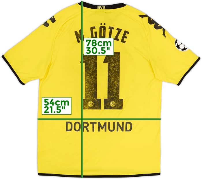 2011-12 Borussia Dortmund European Home Shirt M.Gotze #11 - 4/10 - (L)