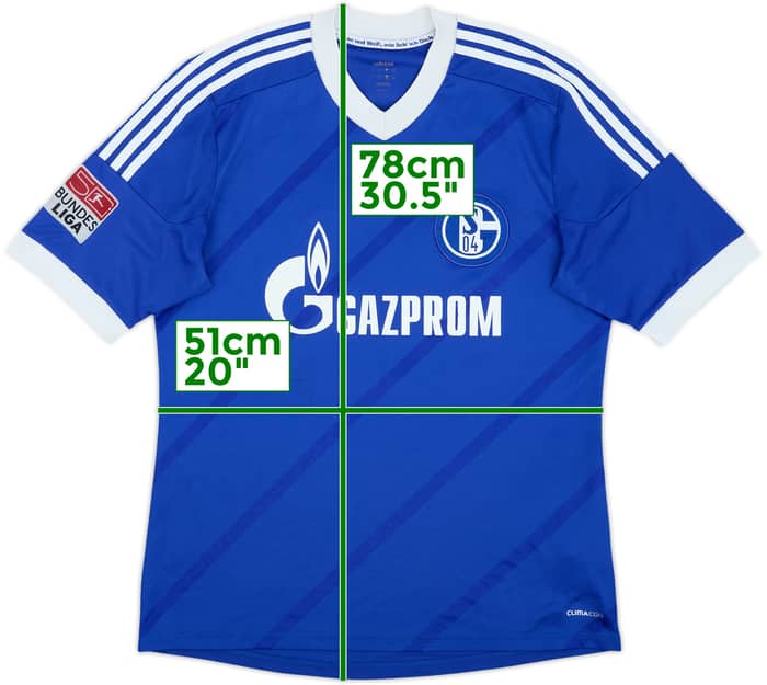 2012-14 Schalke Home Shirt #18 - 5/10 - (L)