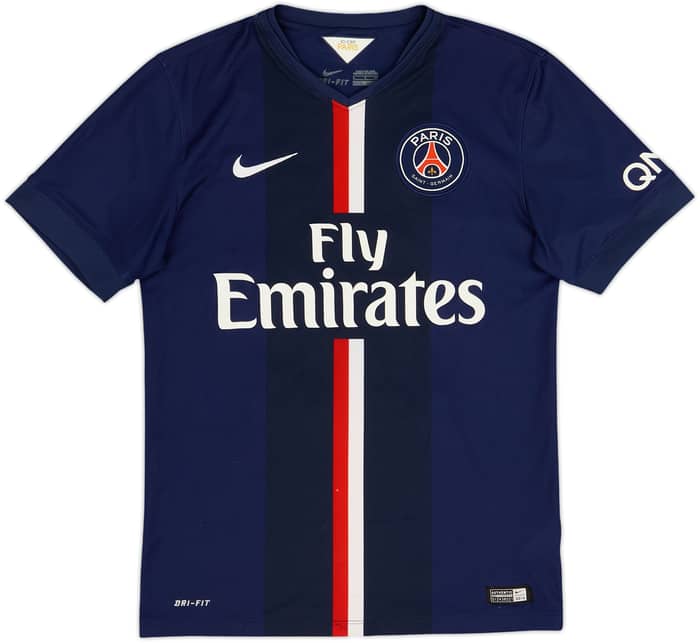 2014-15 Paris Saint-Germain Home Shirt Wester #14 - 4/10 - (S)