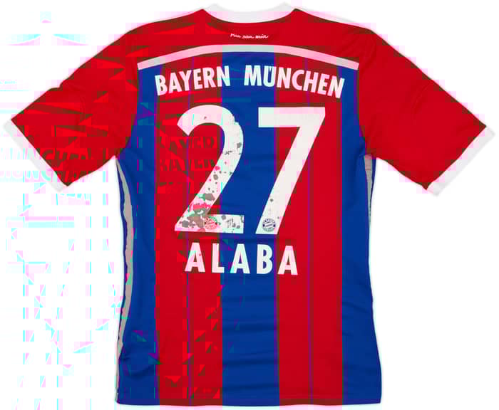 2014-15 Bayern Munich Home Shirt Alaba #27 - 4/10 - (S)