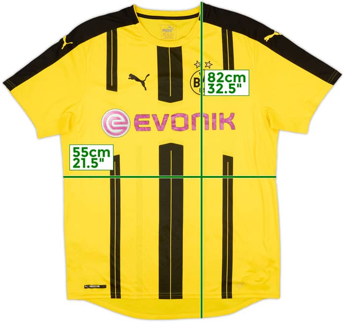 2016-17 Borussia Dortmund Home Shirt - 8/10 - (XL)