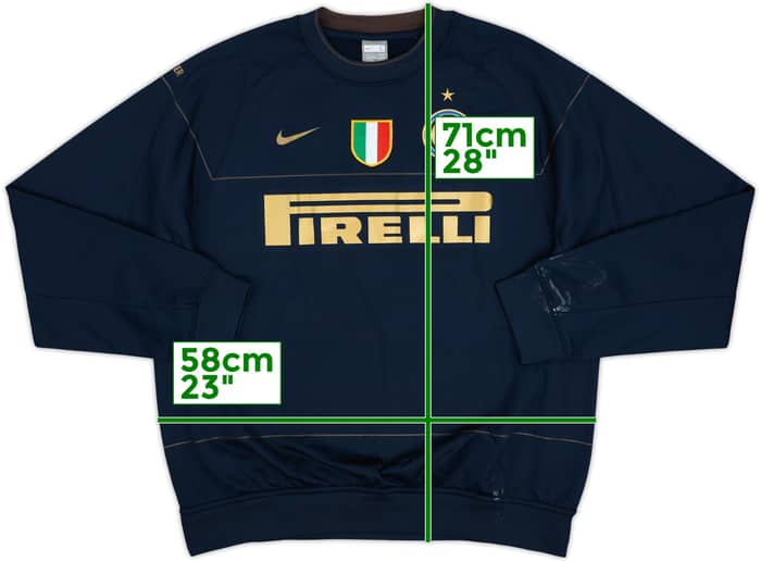 2008-09 Inter Milan Nike Sweat Top - 4/10 - (L)