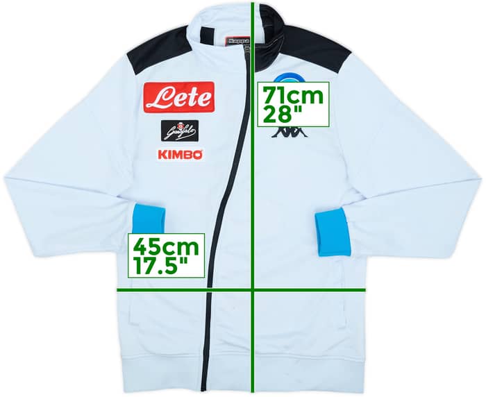 2018-19 Napoli Kappa Track Jacket - 6/10 - (S)