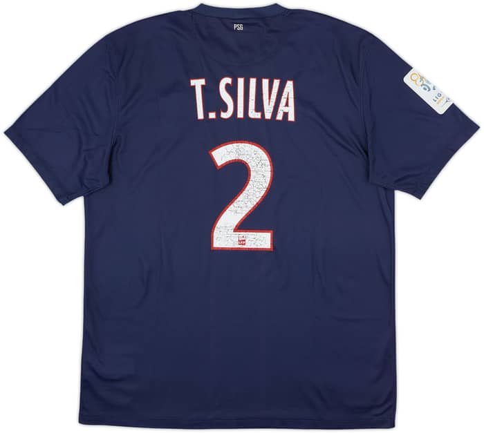 Camiseta de local del Paris Saint-Germain 2012-13 T.Silva #2 - 5/10 - (L)