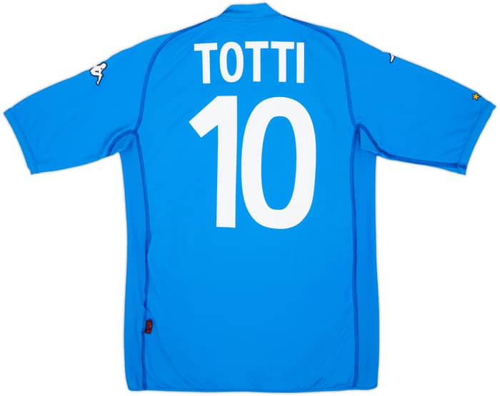 2002 Italy Home Shirt Totti #10 - 9/10 - (L)