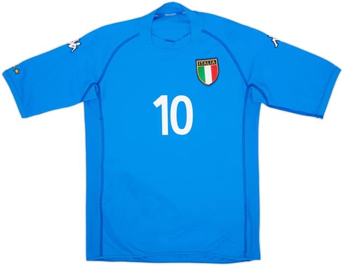 2002 Italy Home Shirt Totti #10 - 9/10 - (L)
