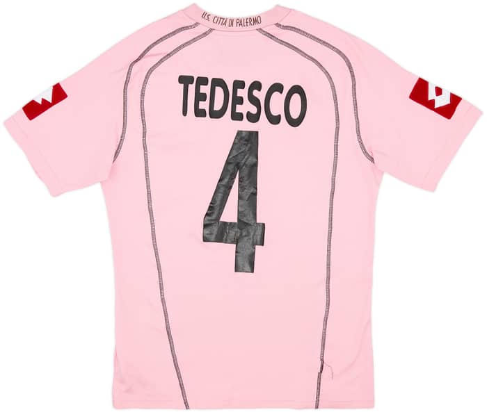 2005-06 Palermo Home Shirt Tedesco #4 - 5/10 - (S)