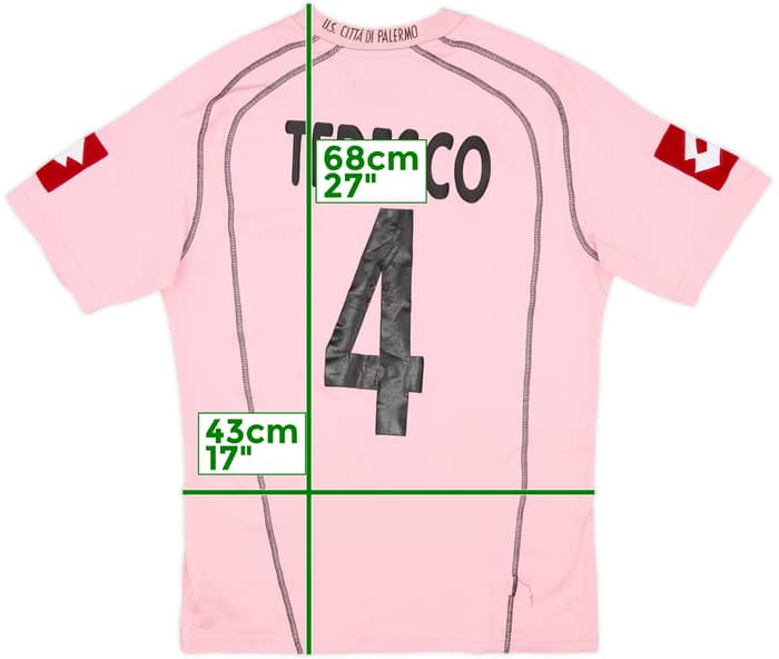 2005-06 Palermo Home Shirt Tedesco #4 - 5/10 - (S)