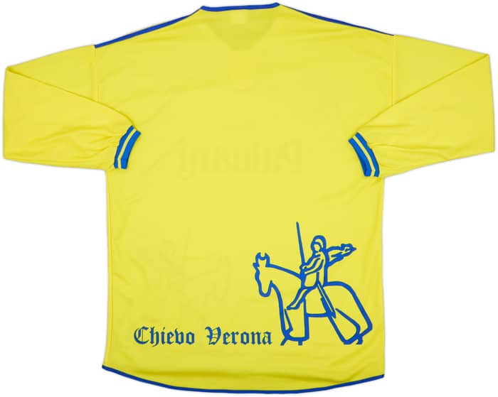 Camiseta L/S de local del Chievo Verona 2001-02 - 7/10 - (L)