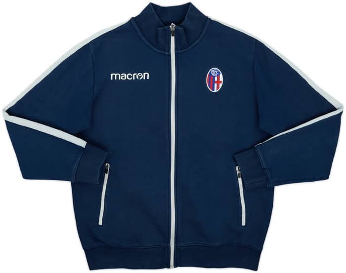 2018-19 Bologna Macron Track Jacket - 8/10 - (XL)