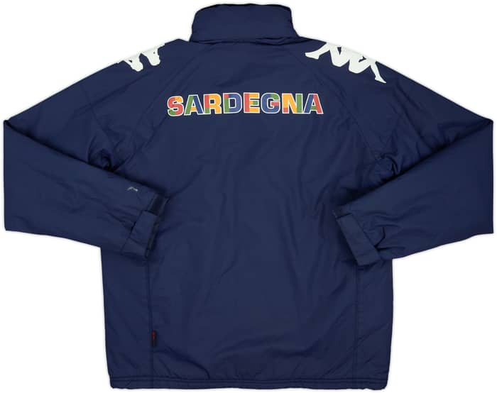 2013-14 Cagliari Kappa Padded Bench Coat - 4/10 - (M)