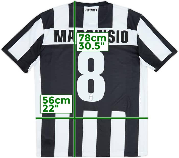 2012-13 Juventus Home Shirt Marchisio #8 - 6/10 - (L)