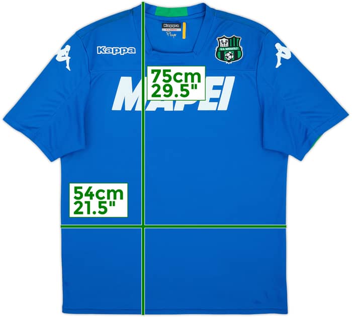 2015-16 Sassuolo Kappa Player Issue Training Shirt #1 - 6/10 - (XL)