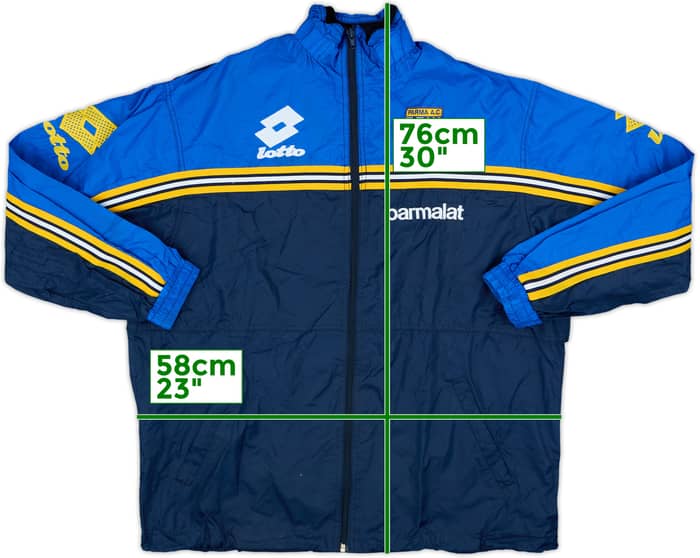 1998-99 Parma Lotto Hooded Rain Jacket - 5/10 - (S)