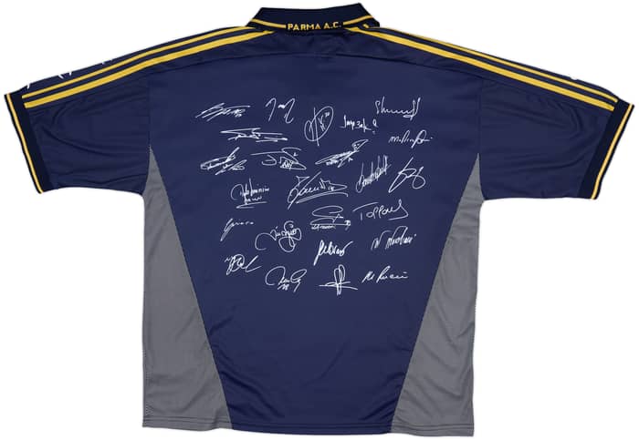 2001-02 Parma 'Signed' 'Finale TIM Cup' Away Shirt - 9/10 - (XL)