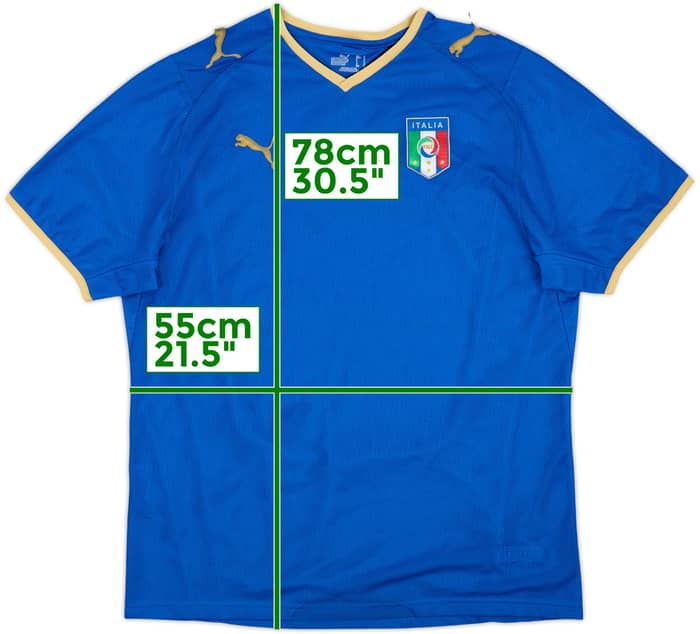 2007-08 Italy Home Shirt - 5/10 - (L)