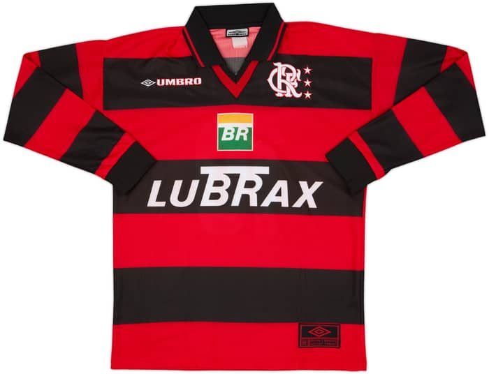 1999 Flamengo Home L/S Shirt #10 - 9/10 - (L)