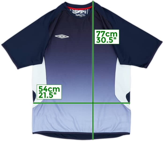 2006-07 England Umbro Training Shirt - 8/10 - (L)