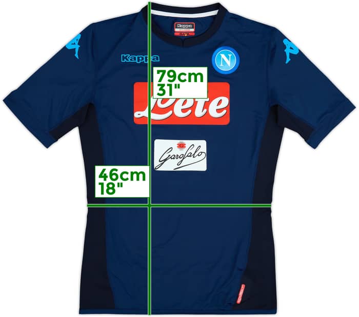 2017-19 Napoli Authentic Third Shirt - 10/10 - (XXL)