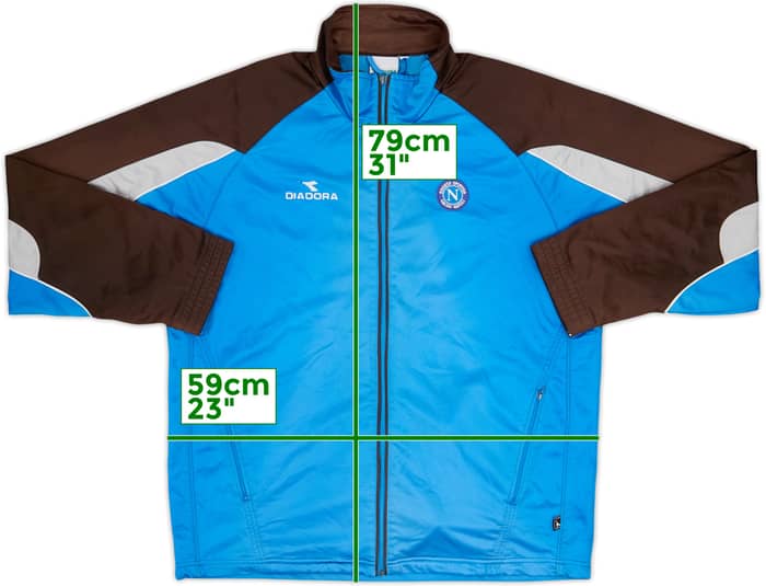 2002-03 Napoli Diadora Track Jacket - 6/10 - (L)