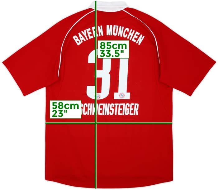 2005-06 Bayern Munich Home Shirt Schweinsteiger #31 - 10/10 - (L)