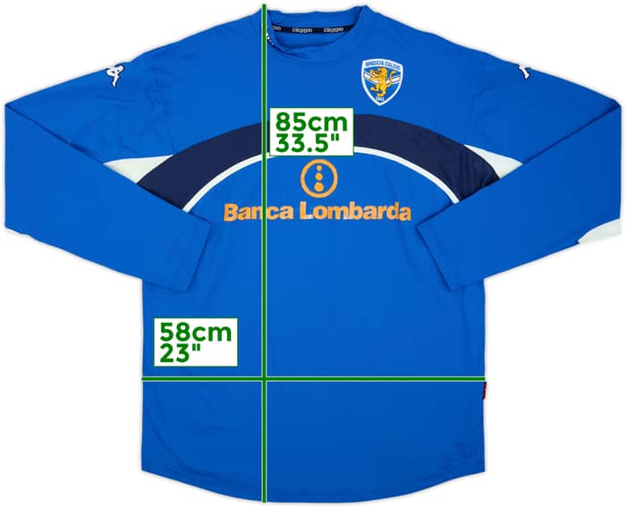 2004-05 Brescia Kappa Training L/S Shirt - 5/10 - (XXL)