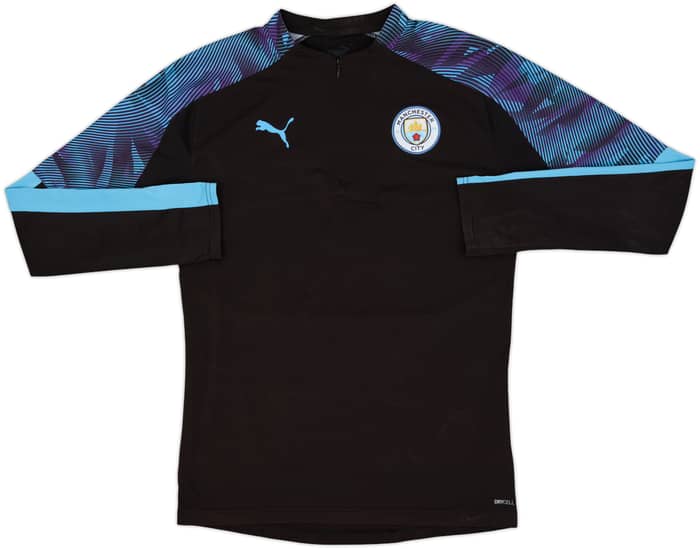 2019-20 Manchester City Puma 1/4 Zip Drill Top - 9/10 - (M)