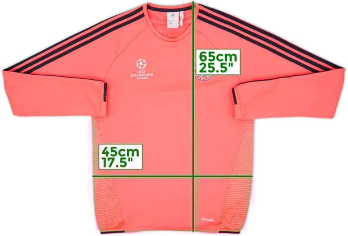 2015-16 Bayern Munich CL adidas Sweat Top - 6/10 - (S)