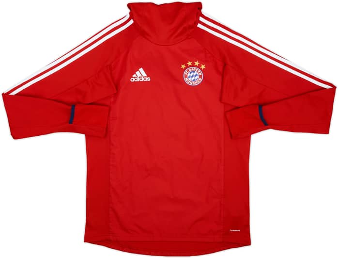 2017-18 Bayern Munich adidas Hooded Drill Top - 5/10 - (S)