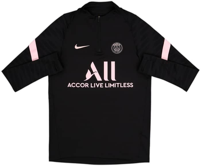 2021-22 Paris Saint-Germain Nike 1/4 Zip Drill Top - 6/10 - (M)