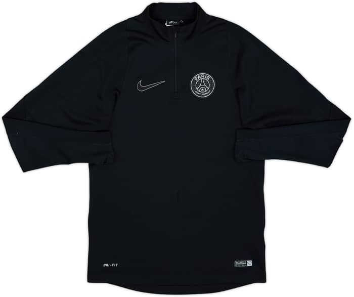Top de entrenamiento con cierre de 1/4 Nike del Paris Saint-Germain 2015-16 - 6/10 - (S)