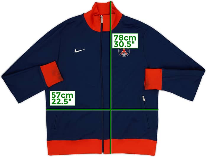 2012-13 Paris Saint-Germain Nike N98 Track Jacket - 8/10 - (XL)