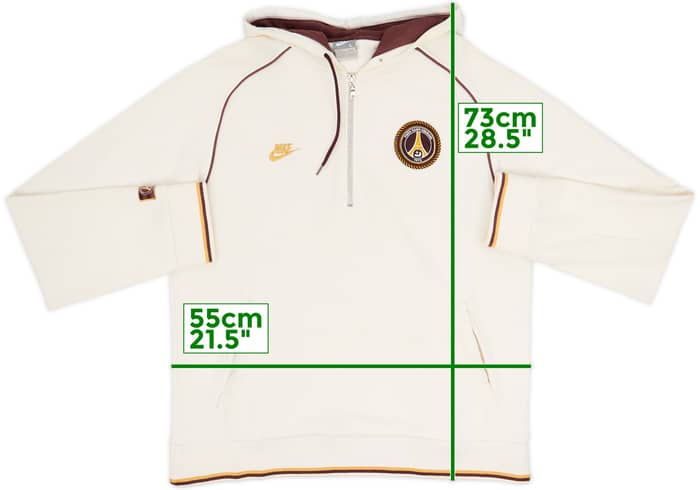 Sudadera con capucha y cremallera 1/4 Nike del Paris Saint-Germain 2006-07 - 7/10 - (L)