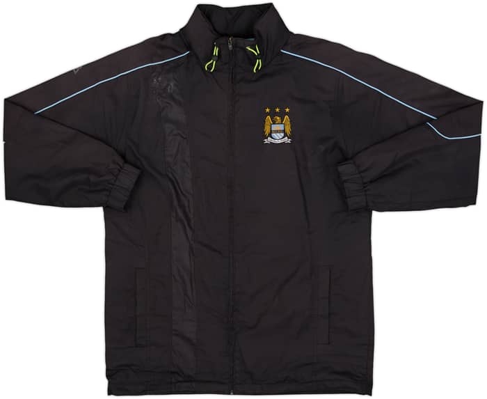 2007-08 Manchester City Le Coq Sportif Hooded Rain Jacket - 4/10 - (L)