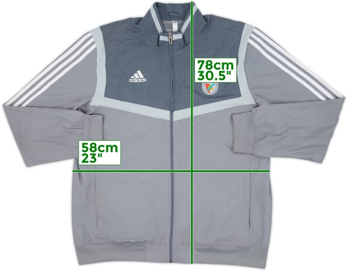 2019-20 Benfica adidas Track Jacket - 7/10 - (XL)