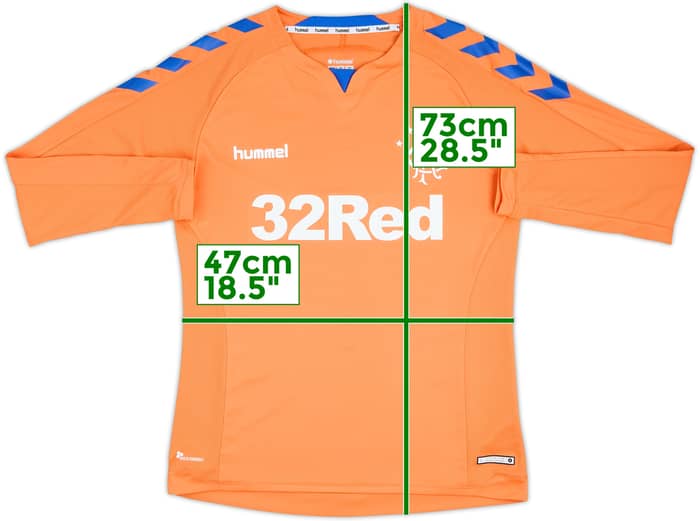 2018-19 Rangers Third L/S Shirt - 9/10 - (M)