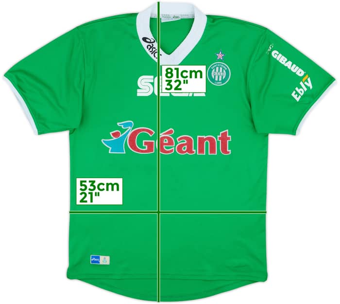 1999-00 Saint Etienne Home Shirt - 8/10 - (M)