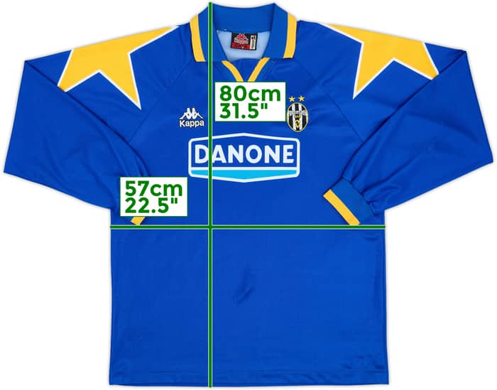1994-95 Juventus Away L/S Shirt - 8/10 - (XL)
