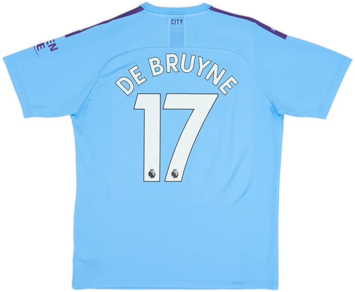 2019-20 Manchester City Home Shirt De Bruyne #17 - 10/10 - (L)