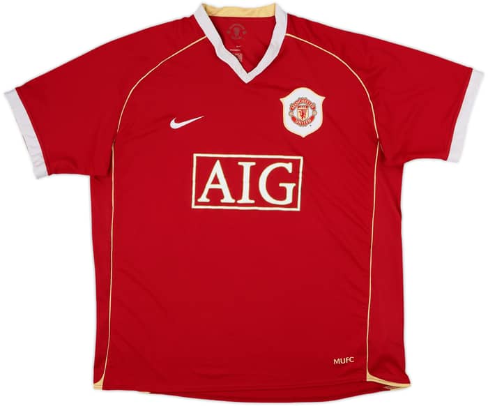 2006-07 Manchester United Home Shirt Ferdinand #5 - 5/10 - (XL)