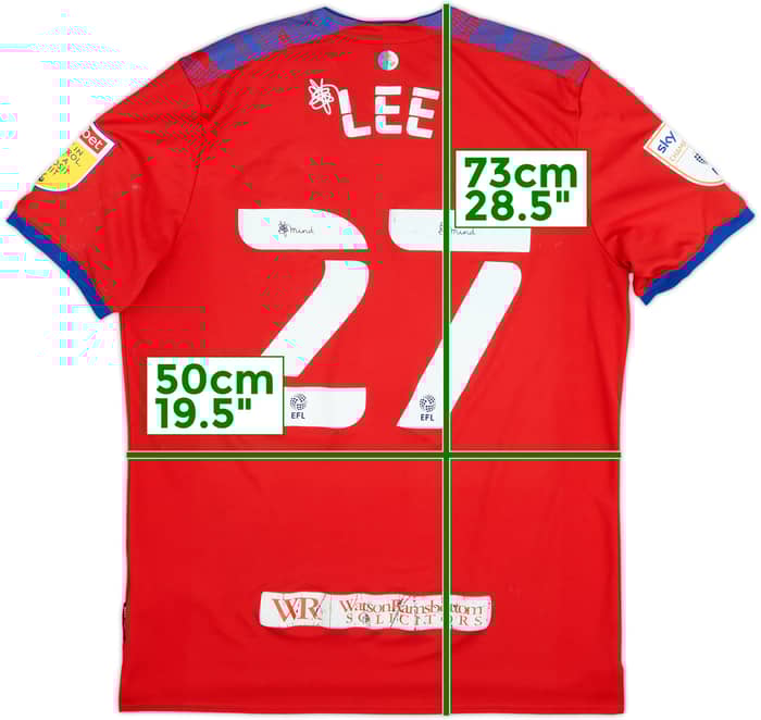 2020-21 Blackburn Away Shirt Lee #27 - 4/10 - (L)