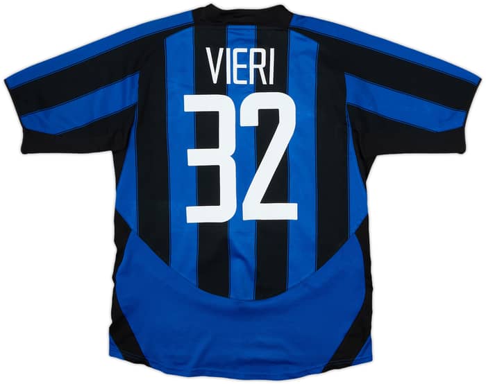2003-04 Inter Milan Home Shirt Vieri #32 - 8/10 - (M)