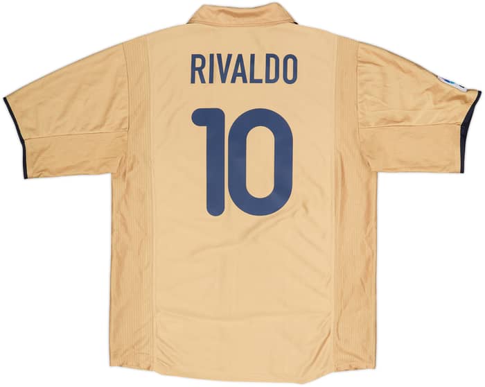 2001-03 Barcelona Away Shirt Rivaldo #10 - 10/10 - (L)
