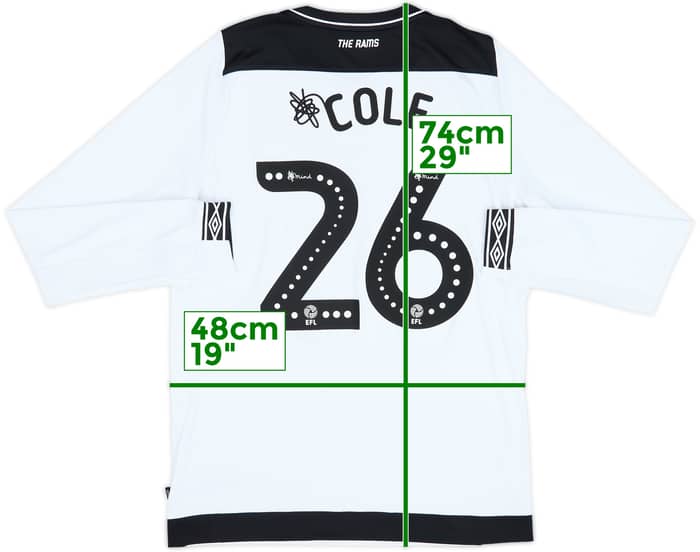 2018-19 Derby County Home L/S Shirt Cole #26 - 7/10 - (M)