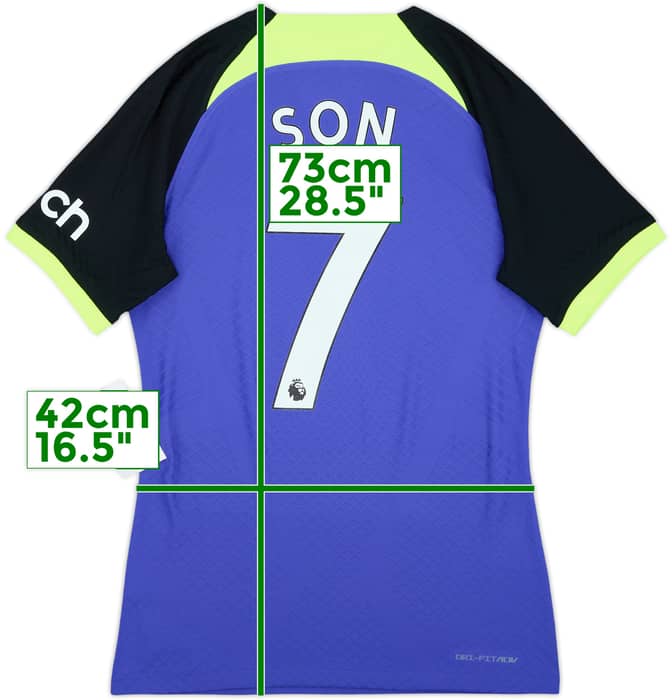2022-23 Tottenham Player Issue Away Shirt Son #7 (S)