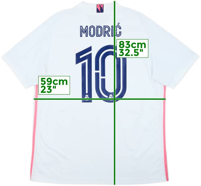 2020-21 Real Madrid Home Shirt Modric #10 - 10/10 - (XL)