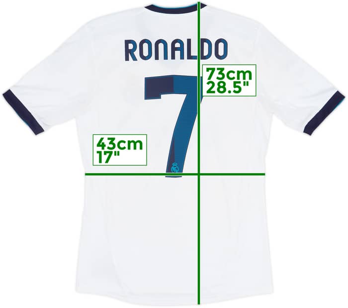2012-13 Real Madrid Home Shirt Ronaldo #7 - 6/10 - (S)