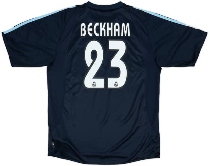 2003-04 Real Madrid Away Shirt Beckham #23 - 8/10 - (M)